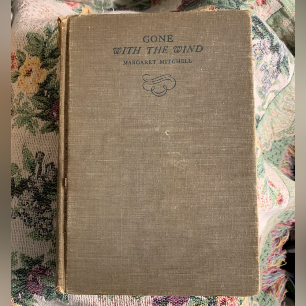 Vintage 1936 GONE WITH THE WIND Hardcover BOOK by Margaret Mitchell Macmillan Co